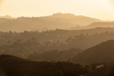 günbatımı ormandaki hollywood, los angeles