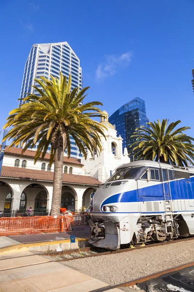 stock image Diesel locomotive, San Diego, California.