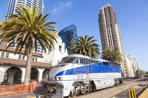 stock image Diesel locomotive, San Diego, California.