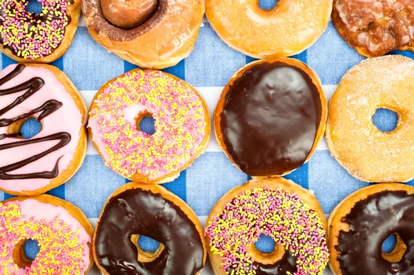Verschiedene Donuts — Stockfoto