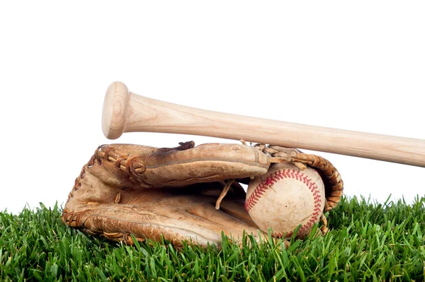 Attrezzature da baseball — Foto Stock