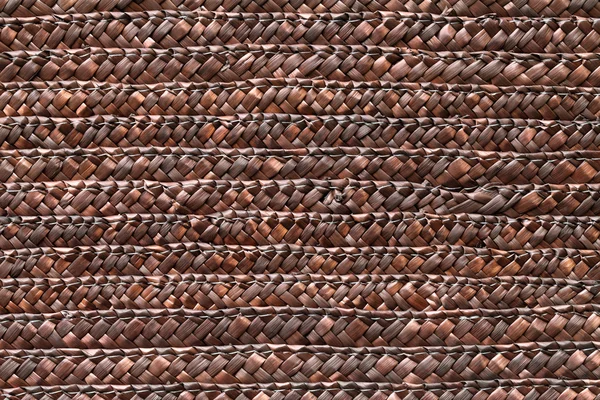 茶色の枝編み細工品テクスチャ — ストック写真