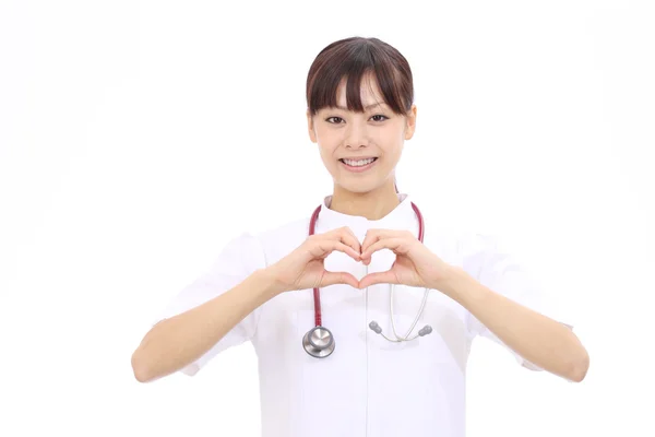 Junge asiatische Krankenschwester — Stockfoto