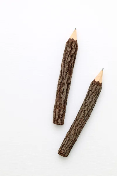 Dřevěné tužky — Stock fotografie