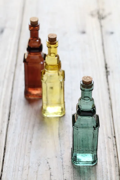 Старовинні пляшки — стокове фото