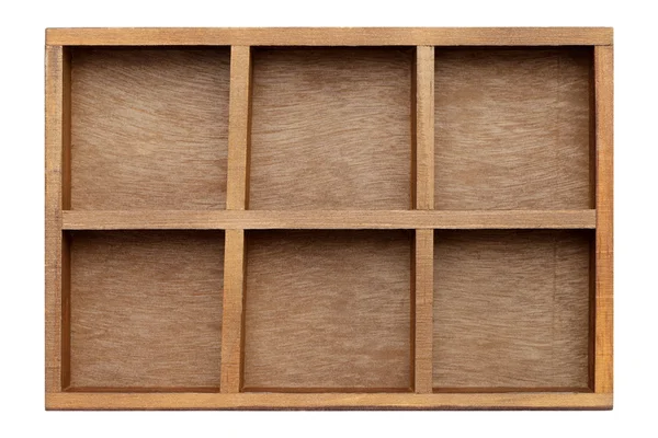 Bandeja de caja de madera — Foto de Stock