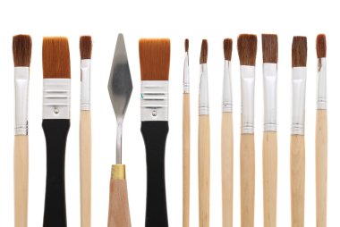 Paintbrushes clipart