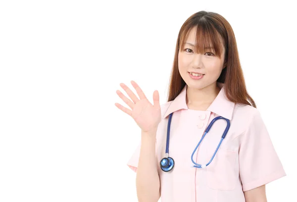 Fiatal ázsiai nő nővér — Stock Fotó