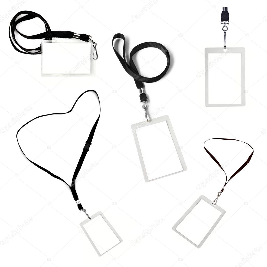 Collection of Security Tags on Lanyards