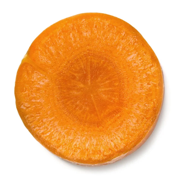 Slice of Carrot Isolated — Stock Photo, Image