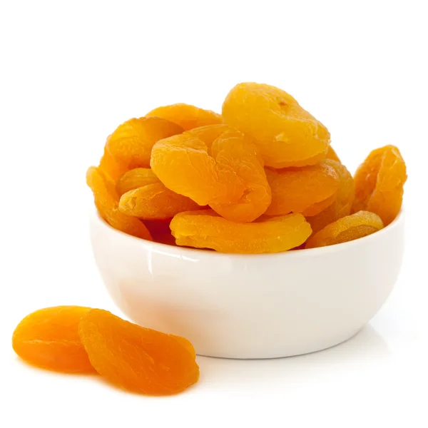 Dried Apricots Isolated — Stock Photo, Image