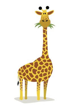 Cartoon giraffe clipart