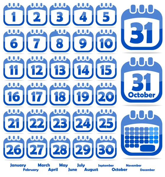 Kalendarz — Wektor stockowy