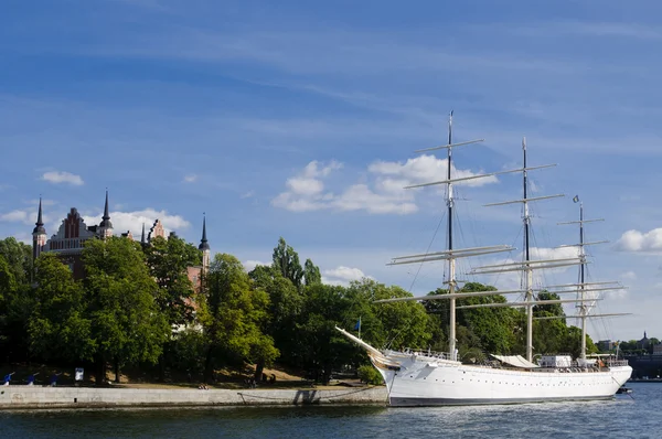 Historisches Segelschiff "af chapman" — Stok fotoğraf