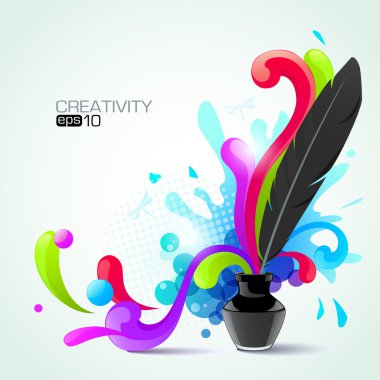 Abstract vector background clipart