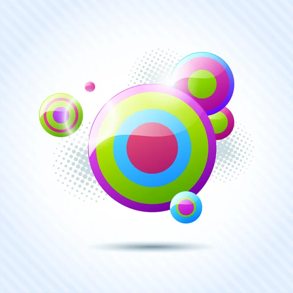 Fond de bulle abstrait — Image vectorielle