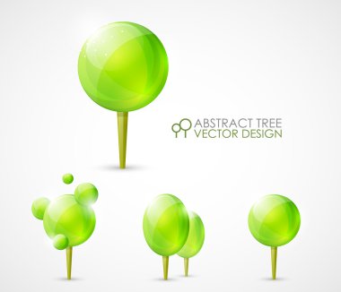 Abstract tree concept design clipart