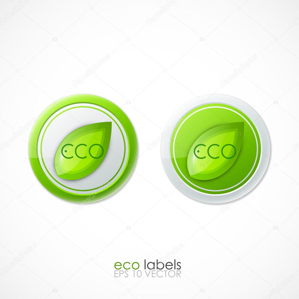 Eco vector labels