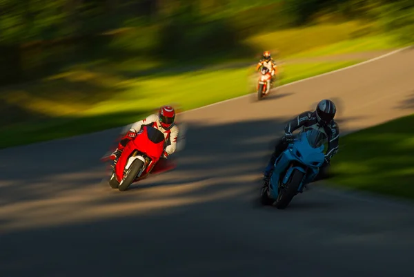 Αγώνες μοτοσικλέτας — Φωτογραφία Αρχείου