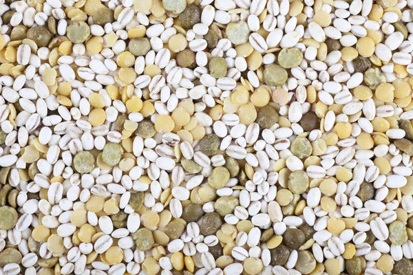 大麦、レンズ豆のテクスチャ — ストック写真