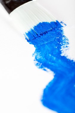 Painting with Blue clipart