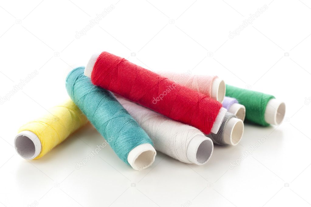Embroidery Supplies with Copy Space Stock Photo by charlotteLake