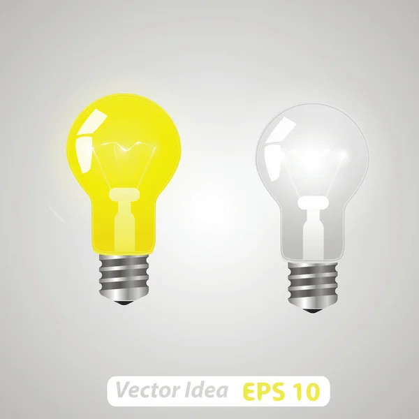 Realistic vector idea illustration — Stock Vector