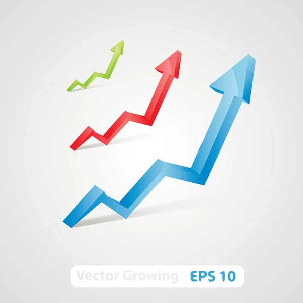 Juego de diagrama vectorial brillante — Vector de stock