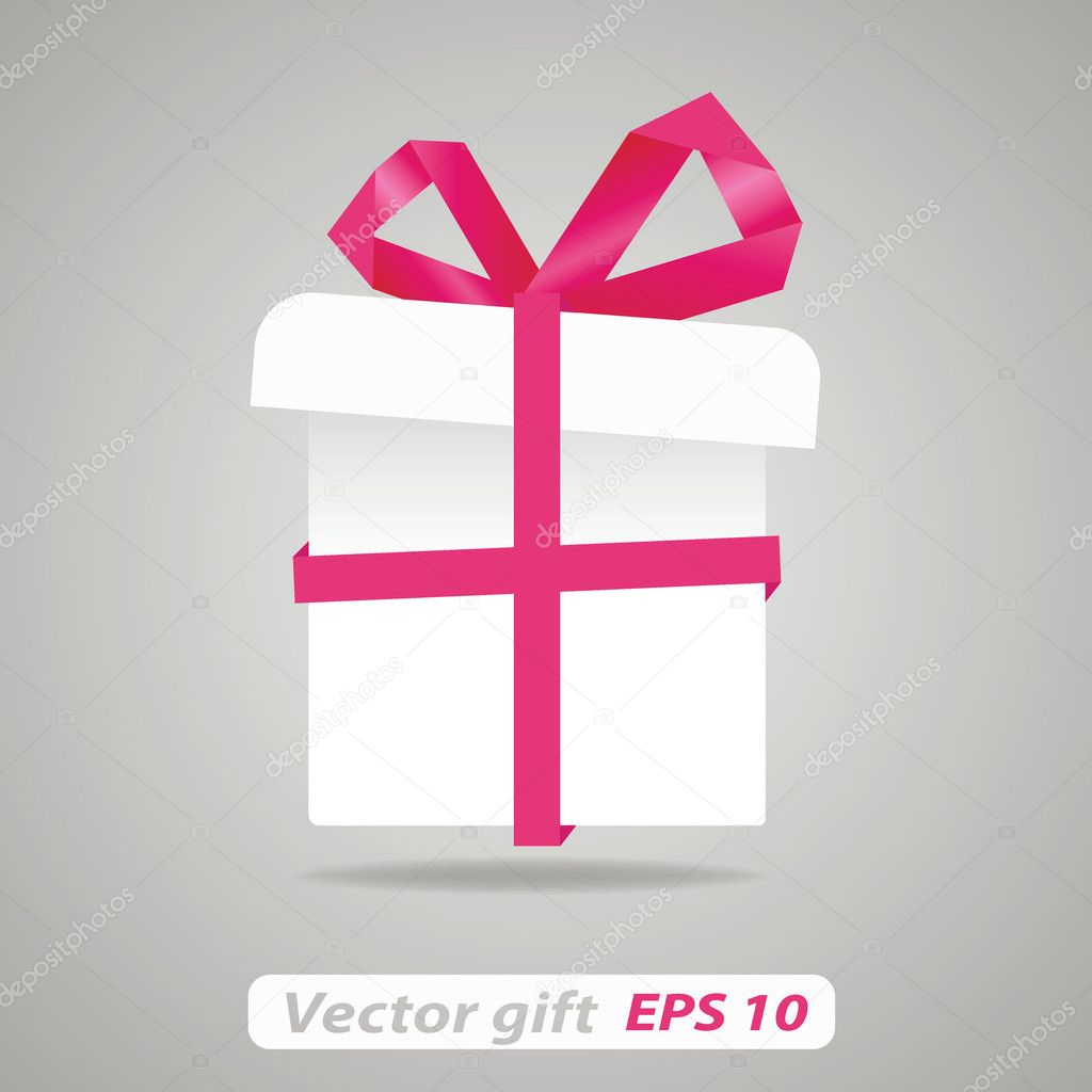 Vector gift origami