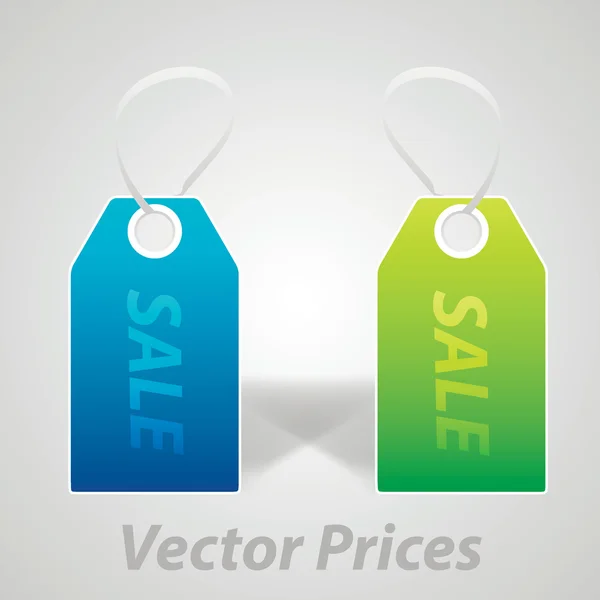 Vector price tags set. — Stock Vector