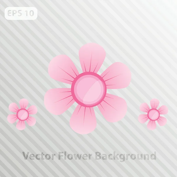 Summer background Sakura flower — Stock Vector