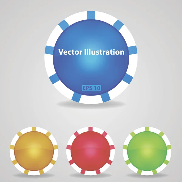 Set van kleurrijke vector banners — Stockvector