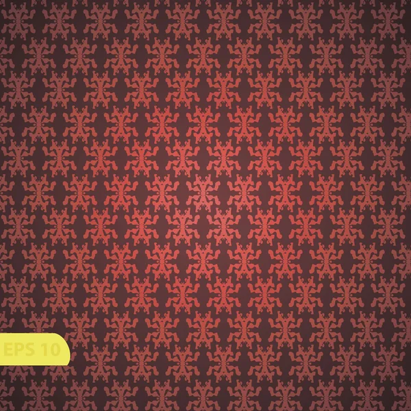 Seamless wallpaper pattern, black — Stock Vector