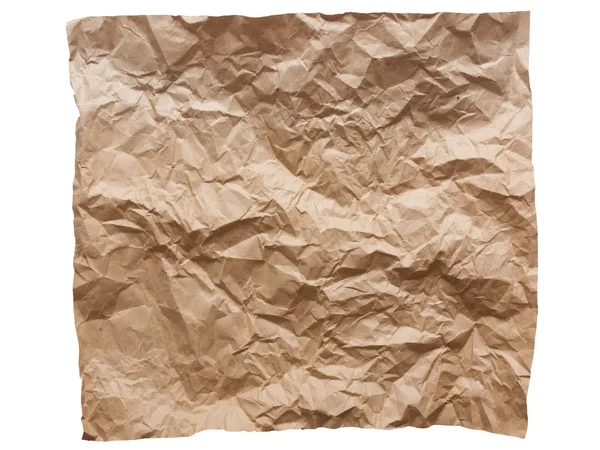 stock image Crumpled brown paper