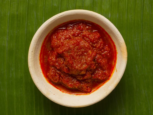 Sos chili Sambal — Zdjęcie stockowe