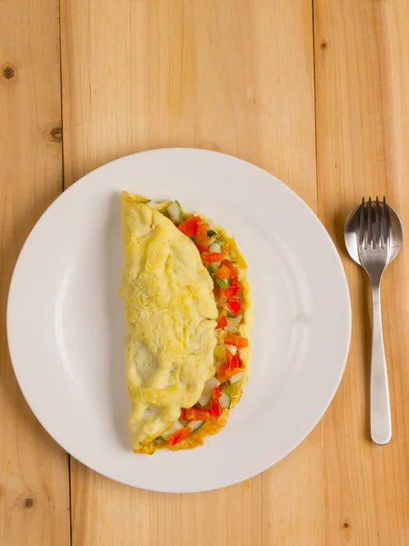 Stuffed omelette — Stock Photo, Image
