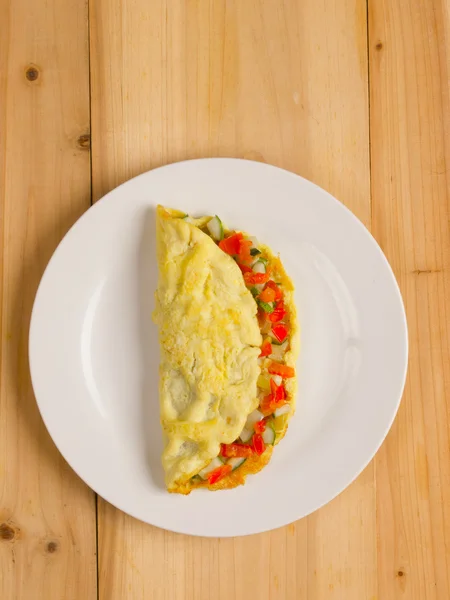 Gefülltes Omelett — Stockfoto