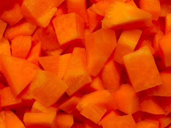 Apróra vágott sárgarépa — Stock Fotó