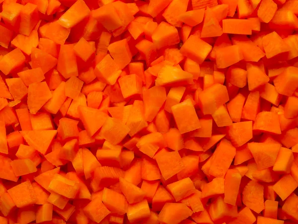 Zanahorias picadas — Foto de Stock