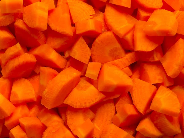 Apróra vágott sárgarépa — Stock Fotó