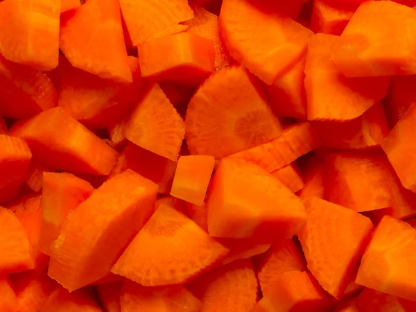 Posiekane marchewki — Zdjęcie stockowe