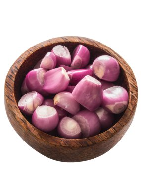 Peeled shallots clipart