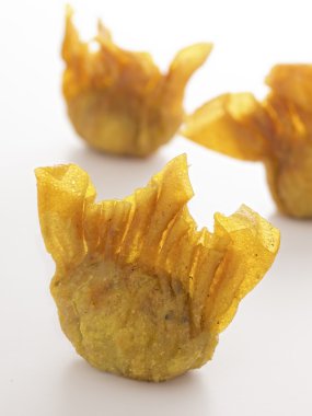 Fried wantons clipart