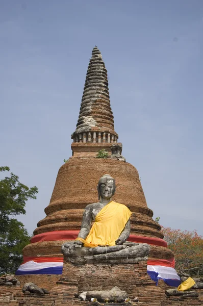 Wat in Ayuttaya — Stockfoto