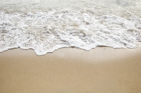 A strand hullám — Stock Fotó
