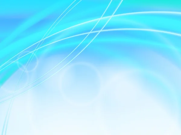 Blu onde luce design modello cornice sfondo — Vettoriale Stock