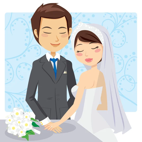 Nowożeńcy — Wektor stockowy