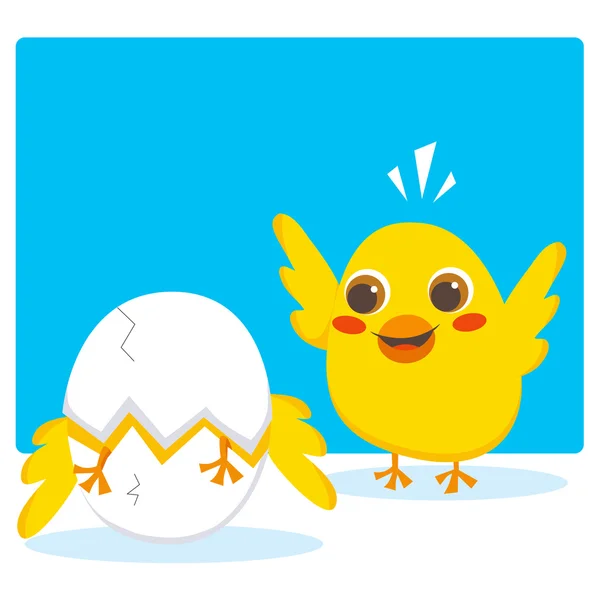 Hatching egg — Stock Vector