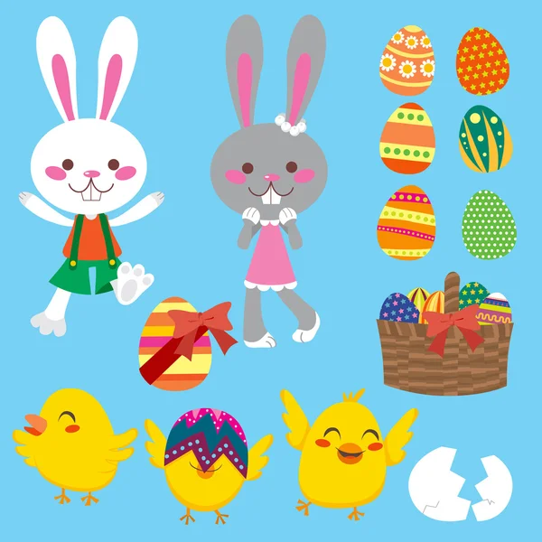 Easter Elements — Stock Vector