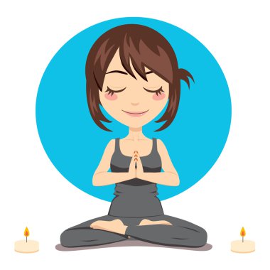 Relaxed Woman clipart
